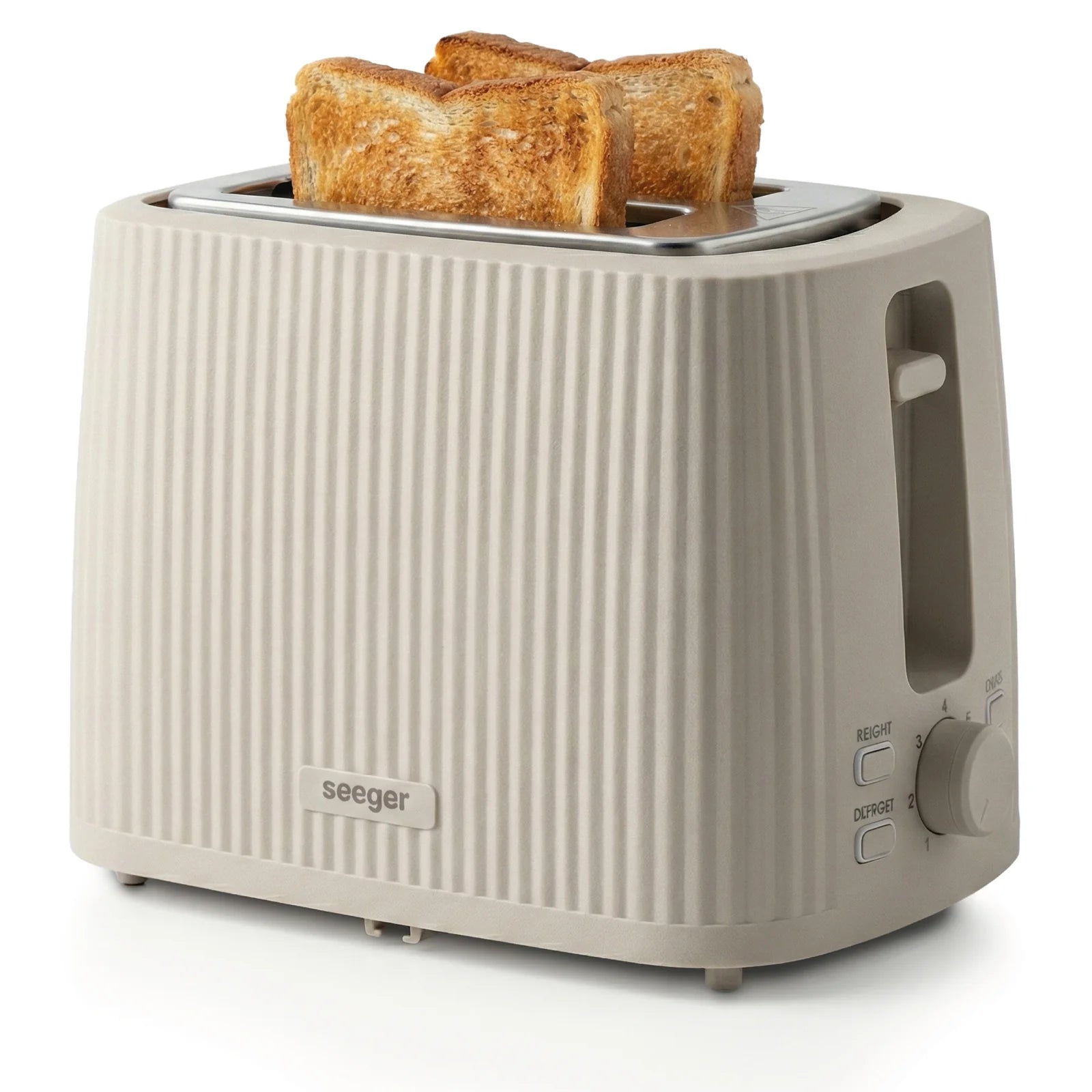 Seeger Toaster | Pleated Design Beige