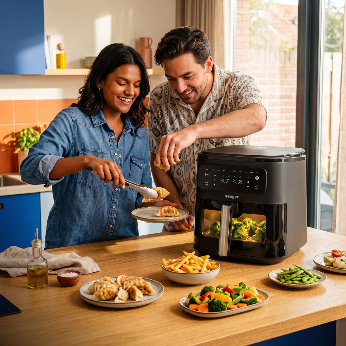 Seeger SteamFry | Air Fryer With Window