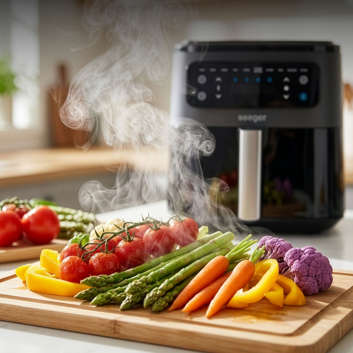 Seeger SteamFry | Air Fryer With Window