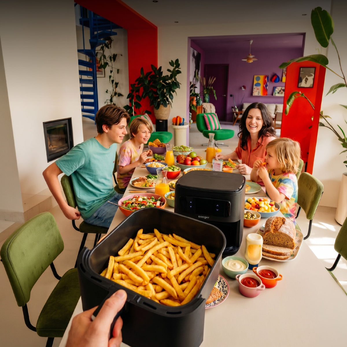 Seeger SteamFry | Air Fryer With Window