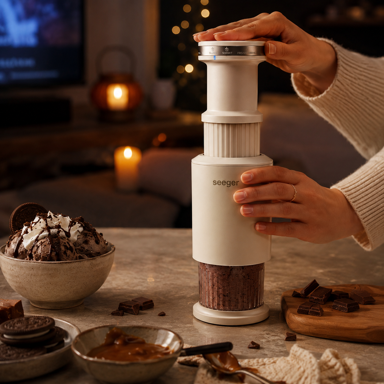 Seeger CompactCream | Handheld Ice Cream Maker