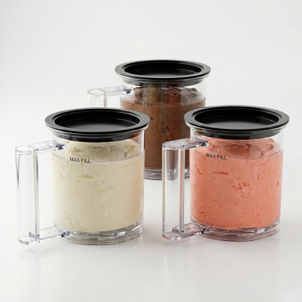 Pots de la machine à glace Seeger MultiCream