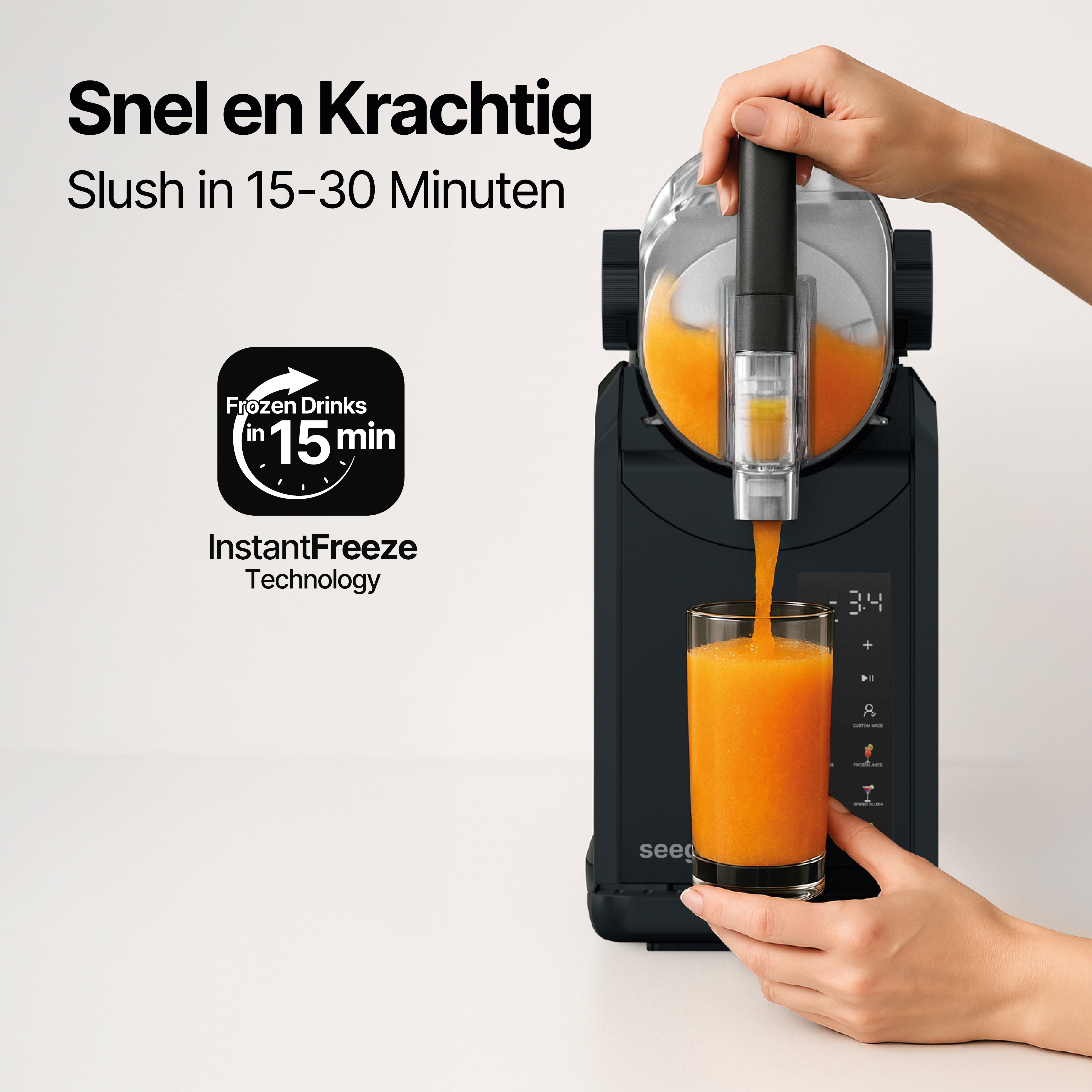 Seeger SuperSlush | Frozen Drinks Maker Black