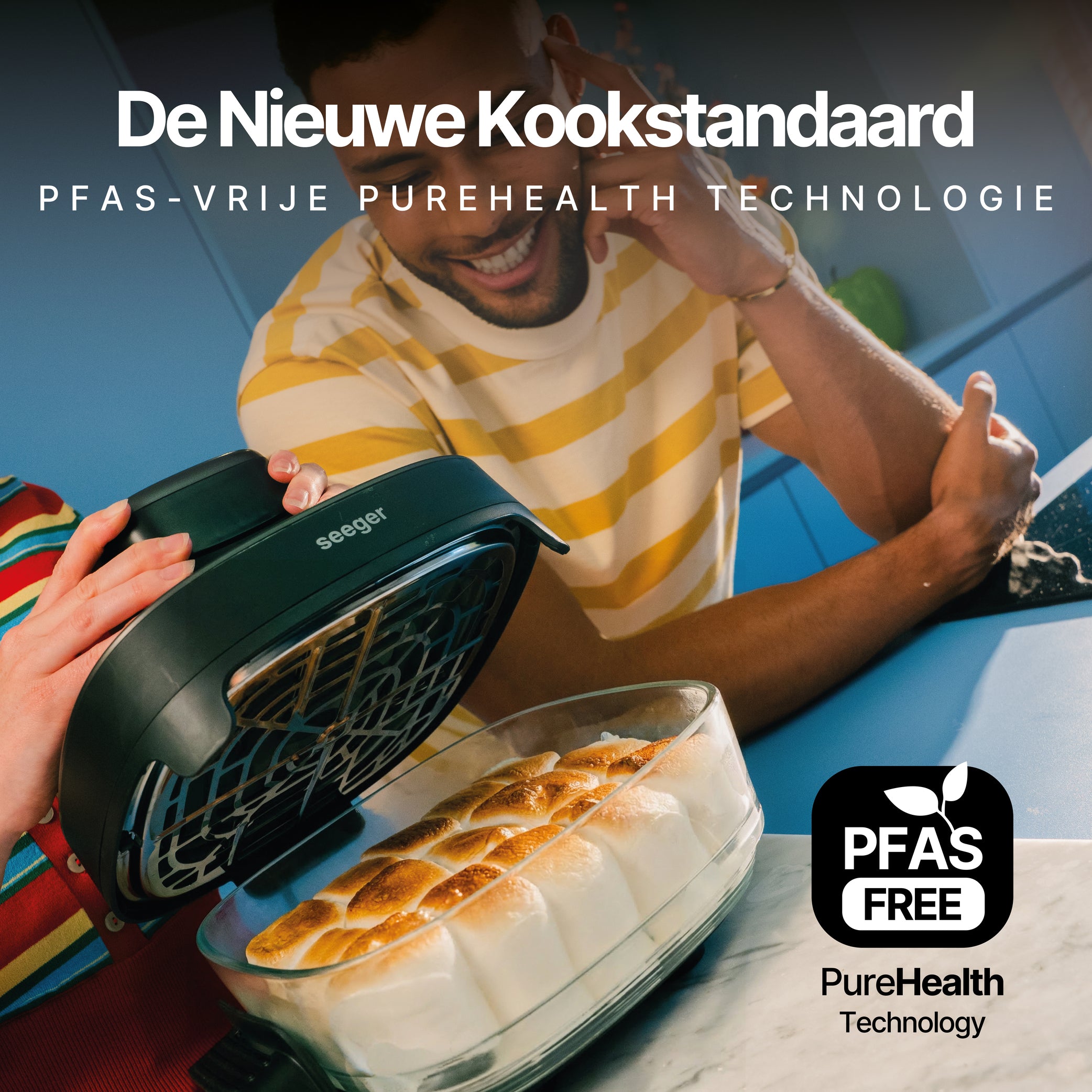 Cuisson sans PFAS avec la technologie PureHealth de la friteuse Seeger ClearFry
