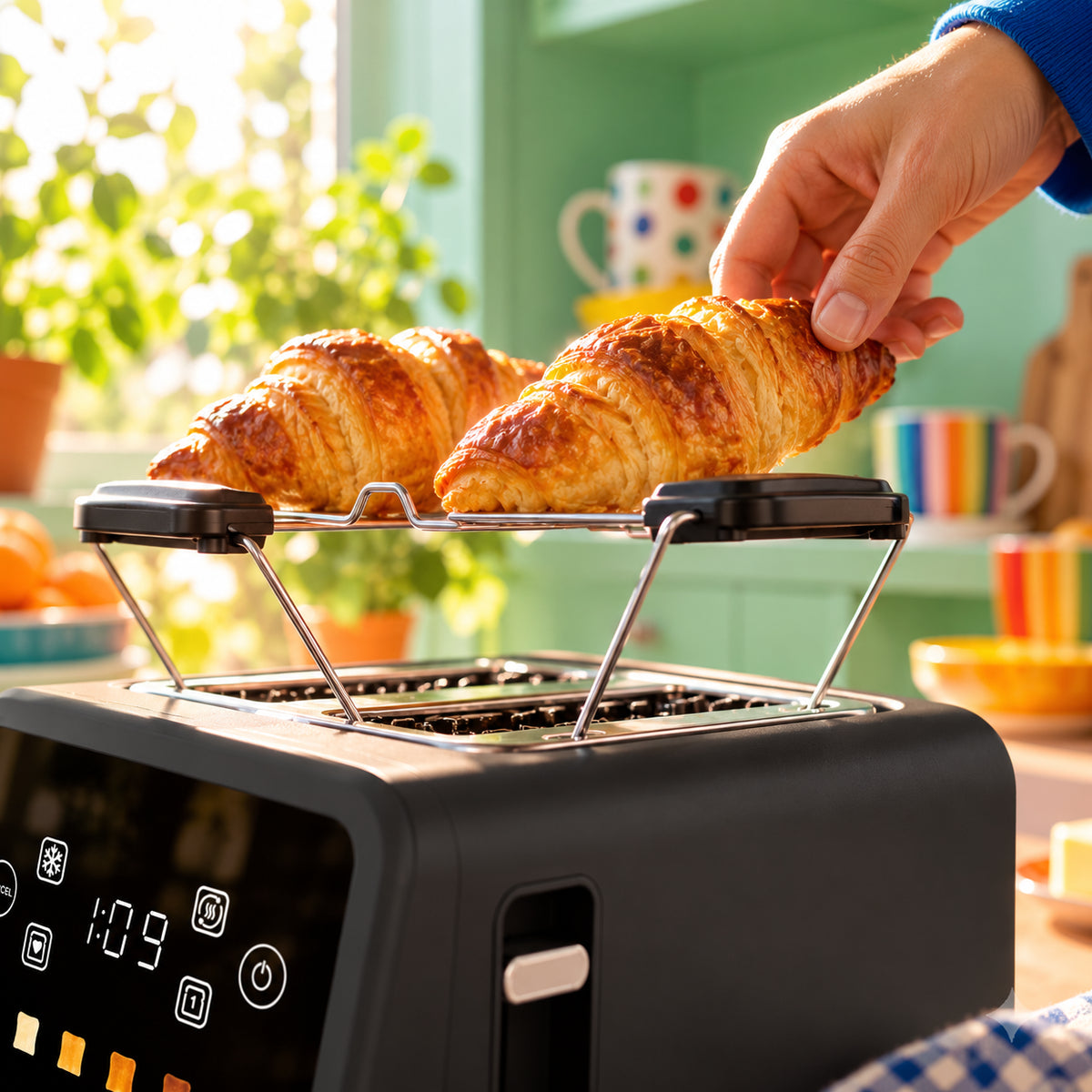 Seeger Digital Toaster | Grille-pain à écran tactile noir