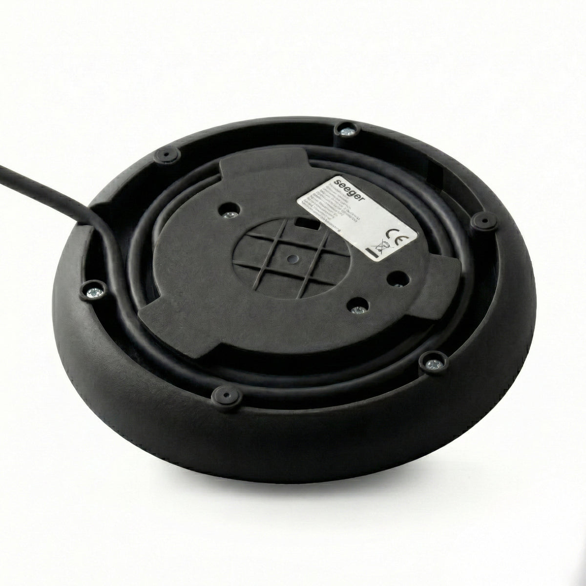 Bouilloire électrique design Seeger noire à finition plissée – image produit 10
