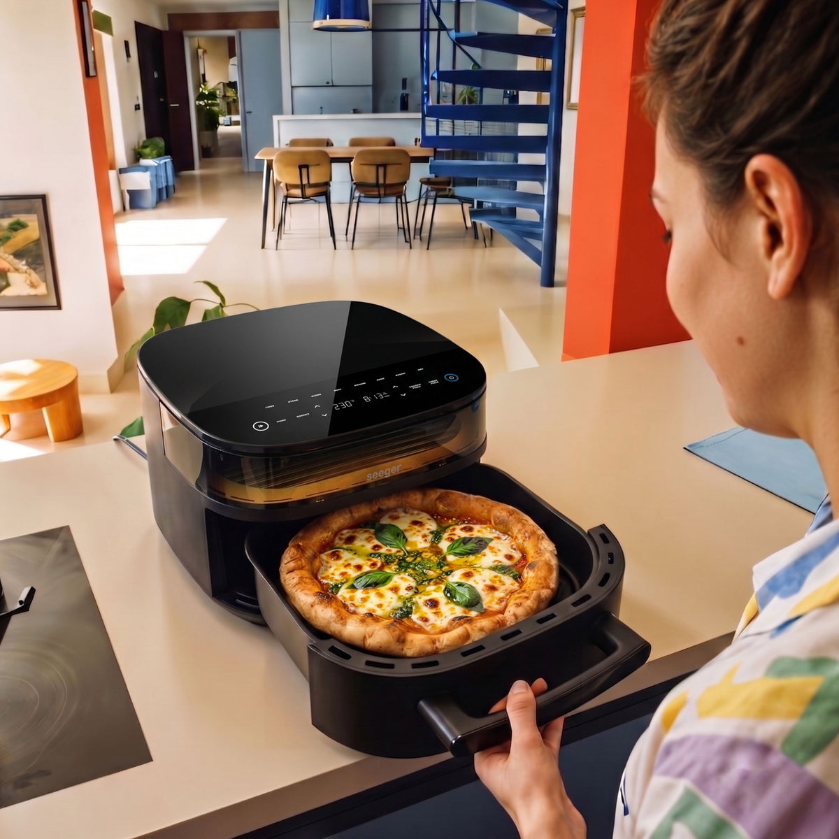 Seeger SpaceFry | Platte airfryer