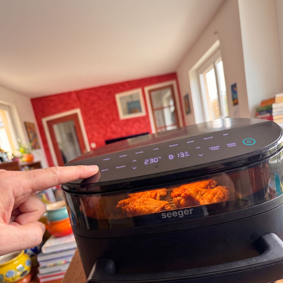 Seeger SpaceFry | Platte airfryer