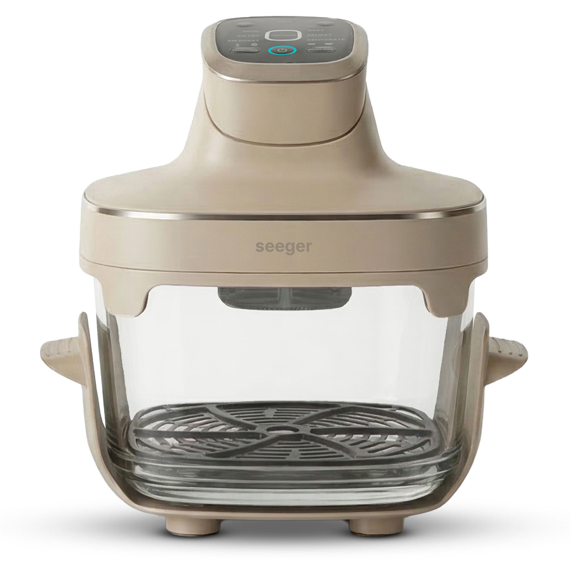 Seeger ClearFry | Beige Glass Air Fryer