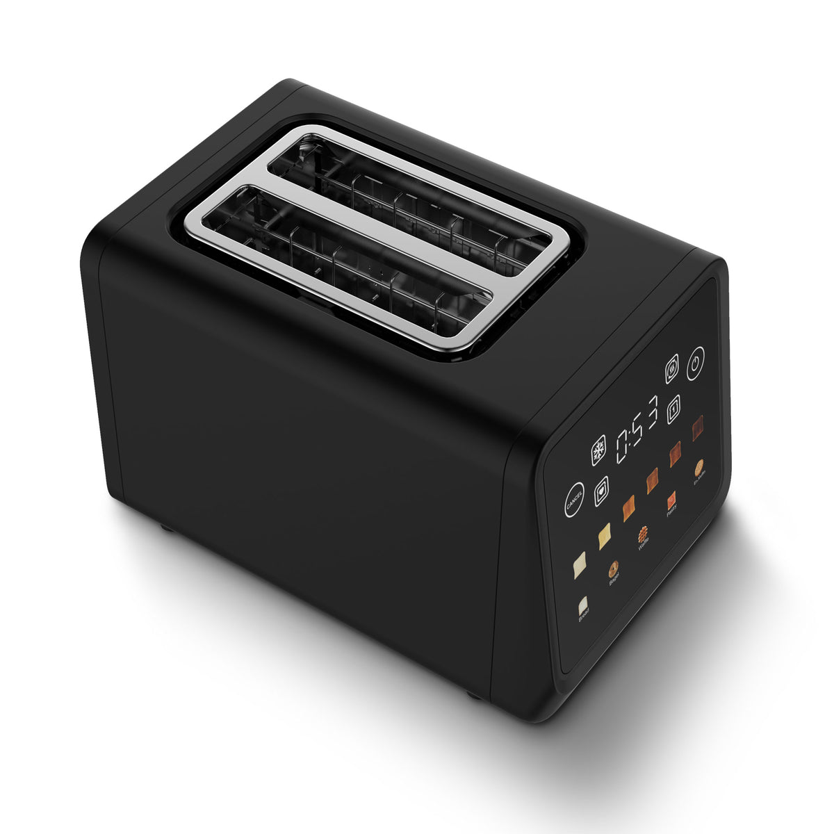Seeger Digital Toaster | Broodrooster met Touchscreen Zwart