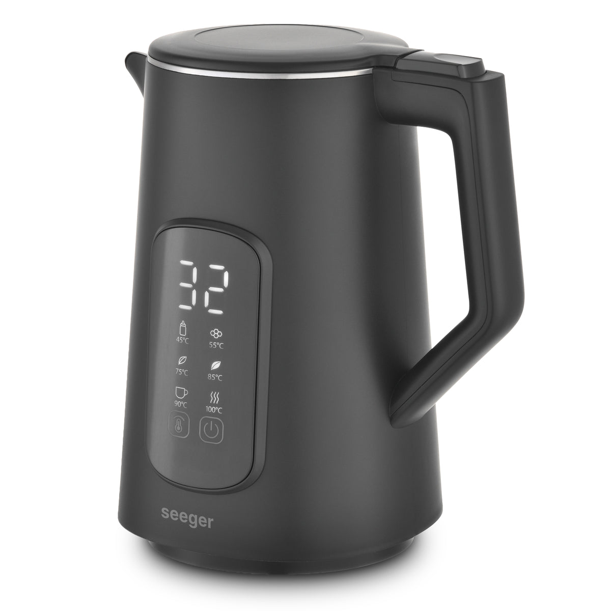 Seeger SmartKettle digitaler Wasserkocher mit Temperatureinstellung, Schwarz – Produktbild 8