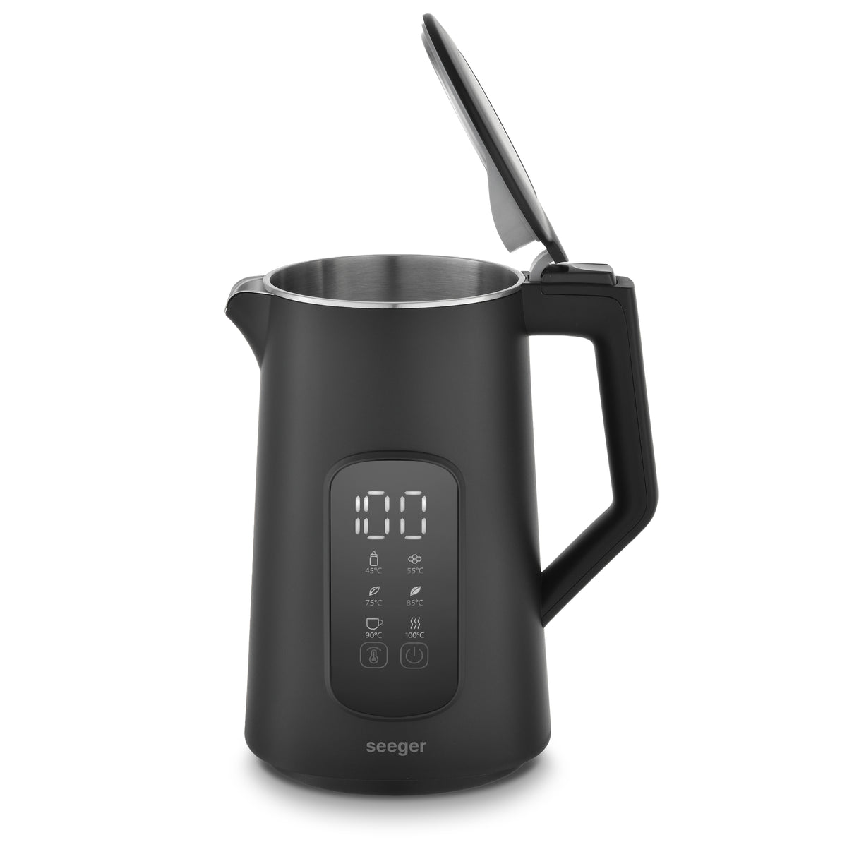 Seeger SmartKettle digitaler Wasserkocher mit Temperatureinstellung, Schwarz – Produktbild 6