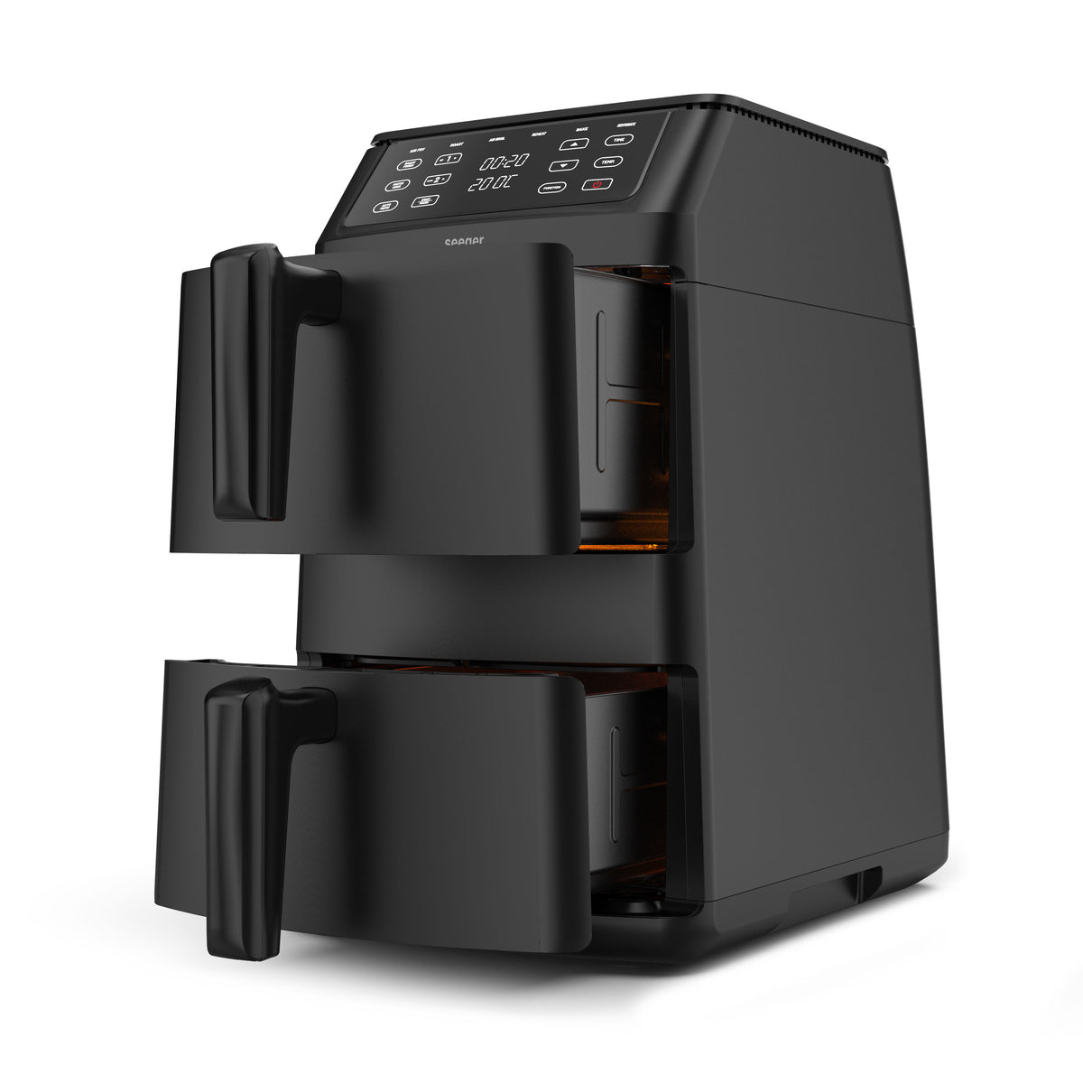 Seeger SuperFry double layer air fryer in black – product image 6