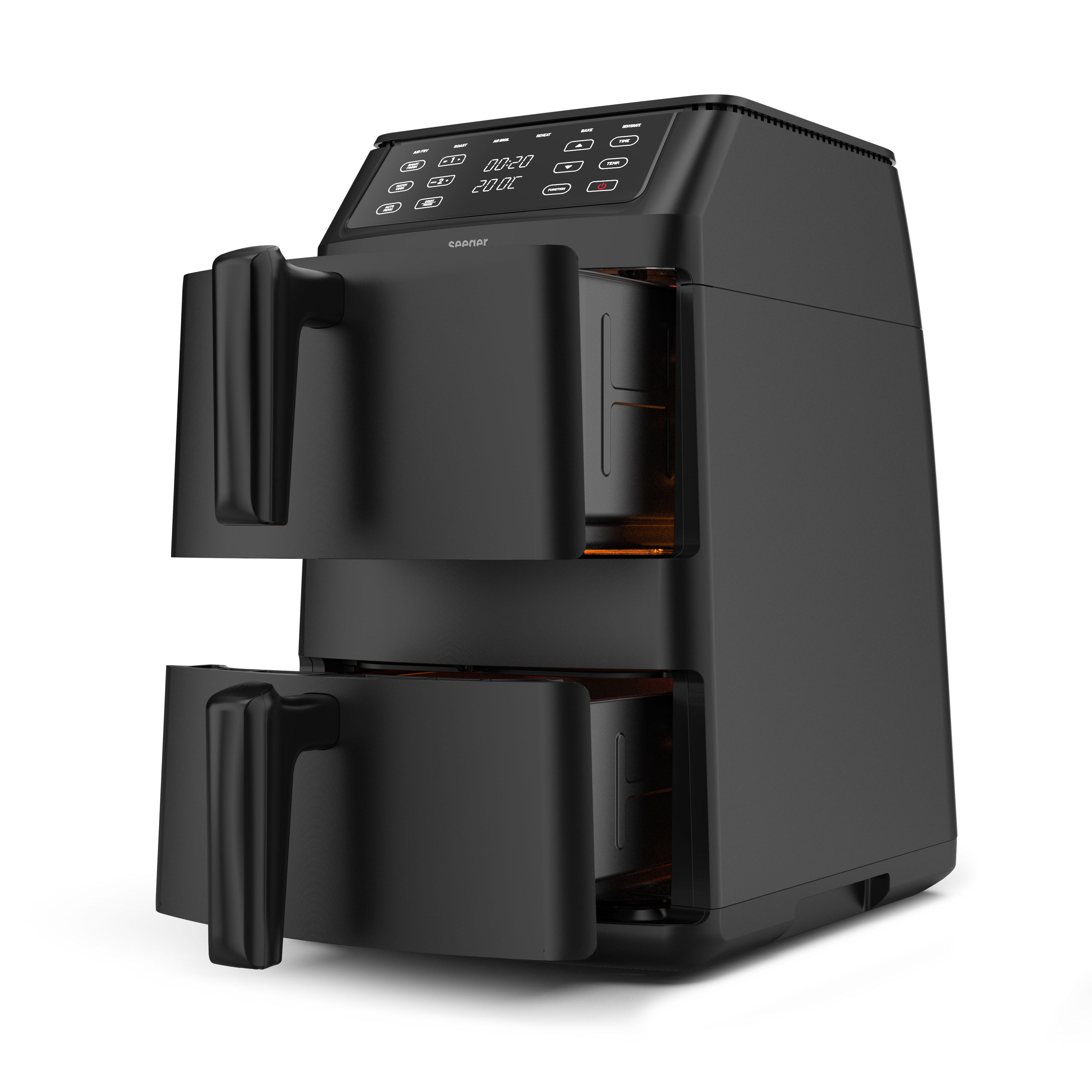 Friteuse sans huile double Seeger SuperFry noire – image produit 6