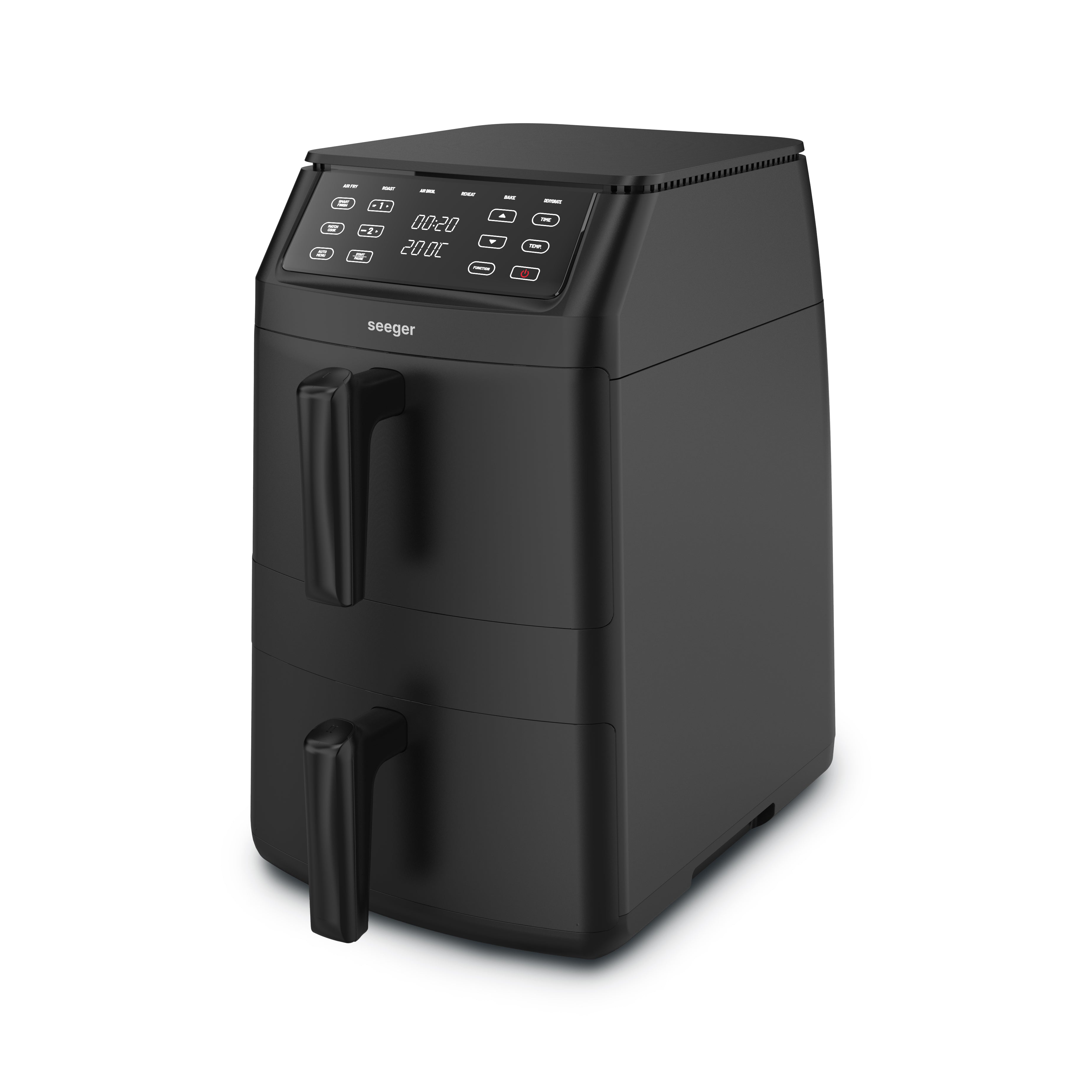 Friteuse sans huile double Seeger SuperFry noire – image produit 5