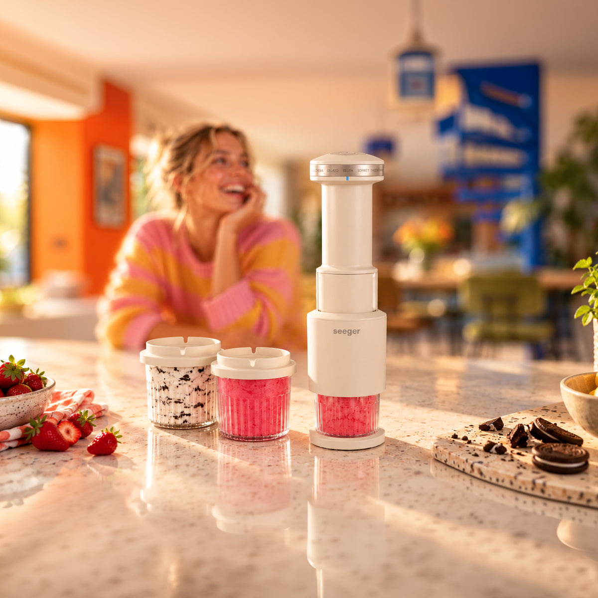 Seeger CompactCream | Handheld Ice Cream Maker