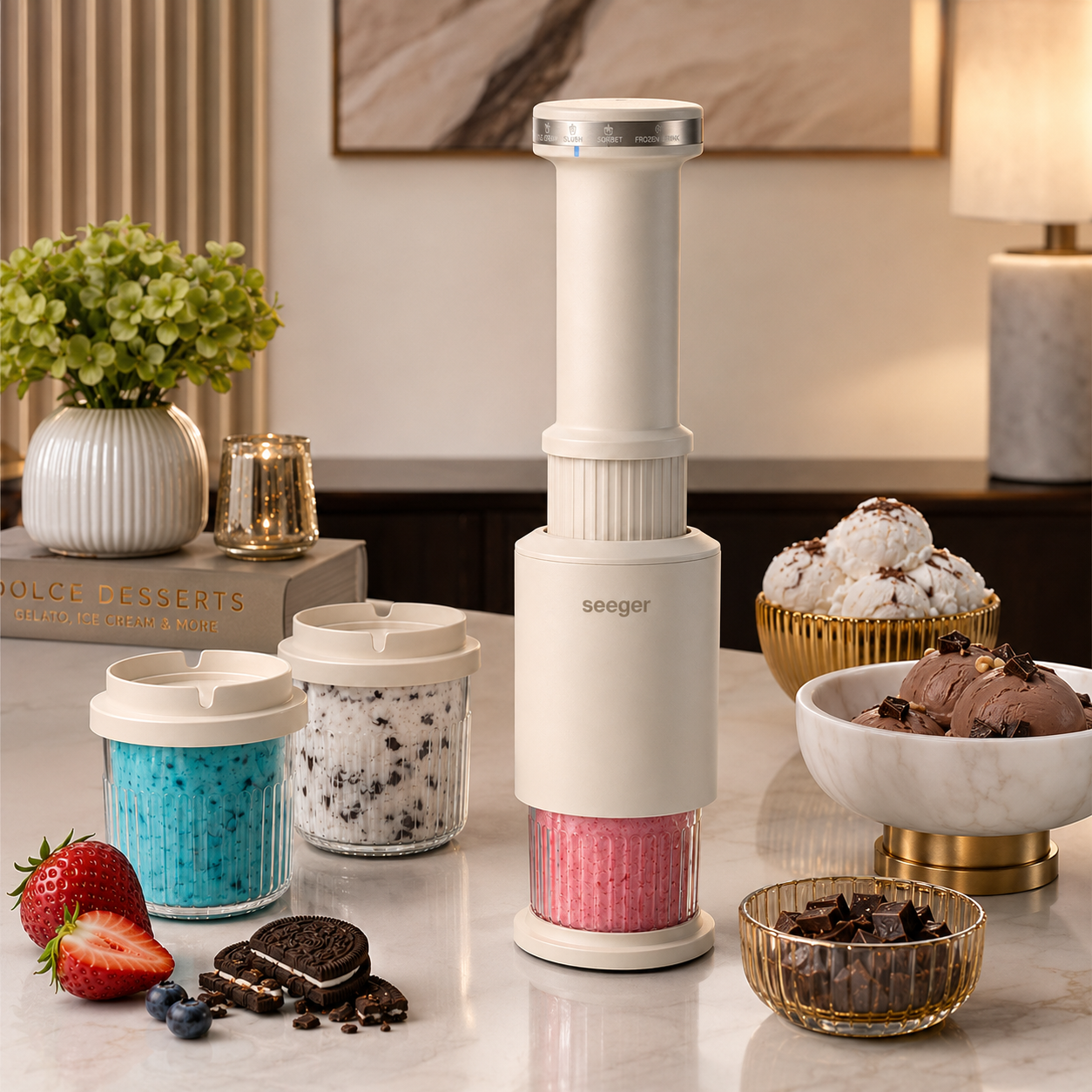 Seeger CompactCream | Handheld Ice Cream Maker