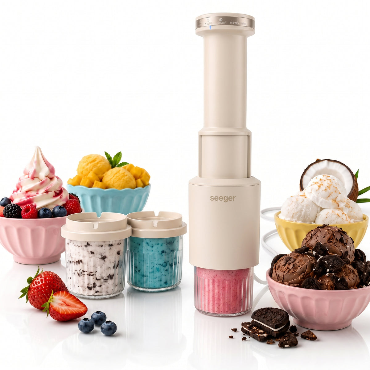 Seeger CompactCream | Handheld Ice Cream Maker