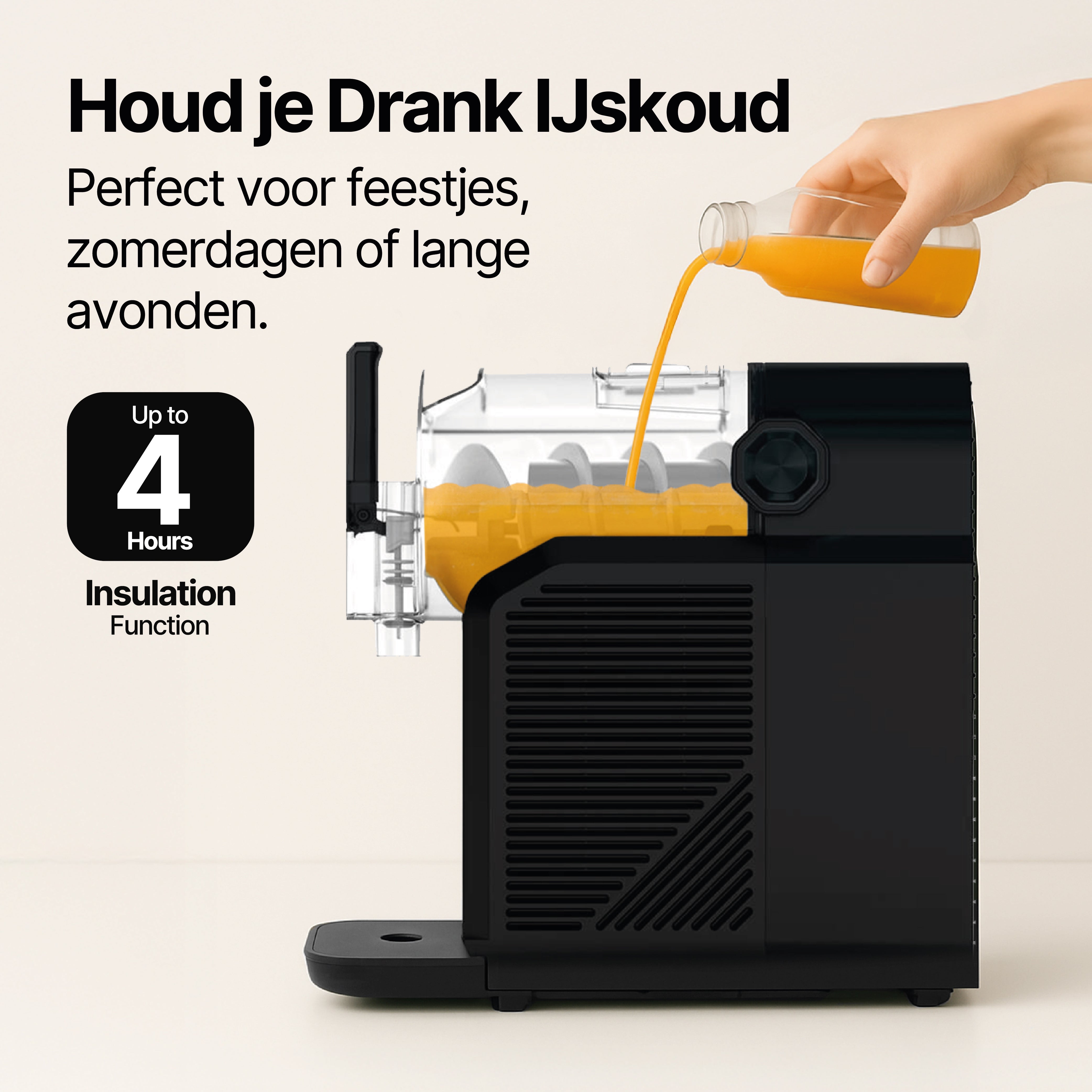 Seeger SuperSlush | Frozen Drinks Maker Black