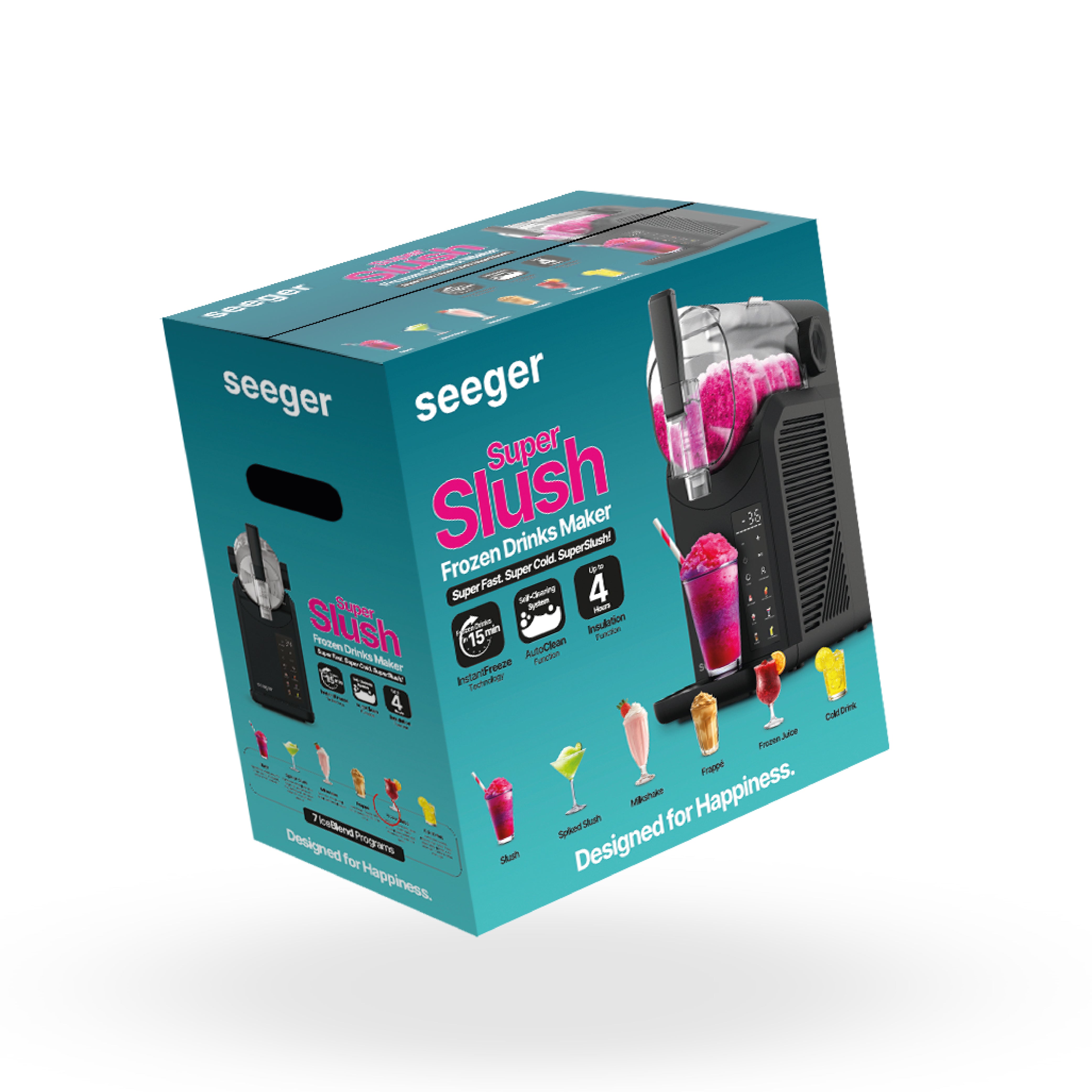 Seeger SuperSlush | Frozen Drinks Maker Black