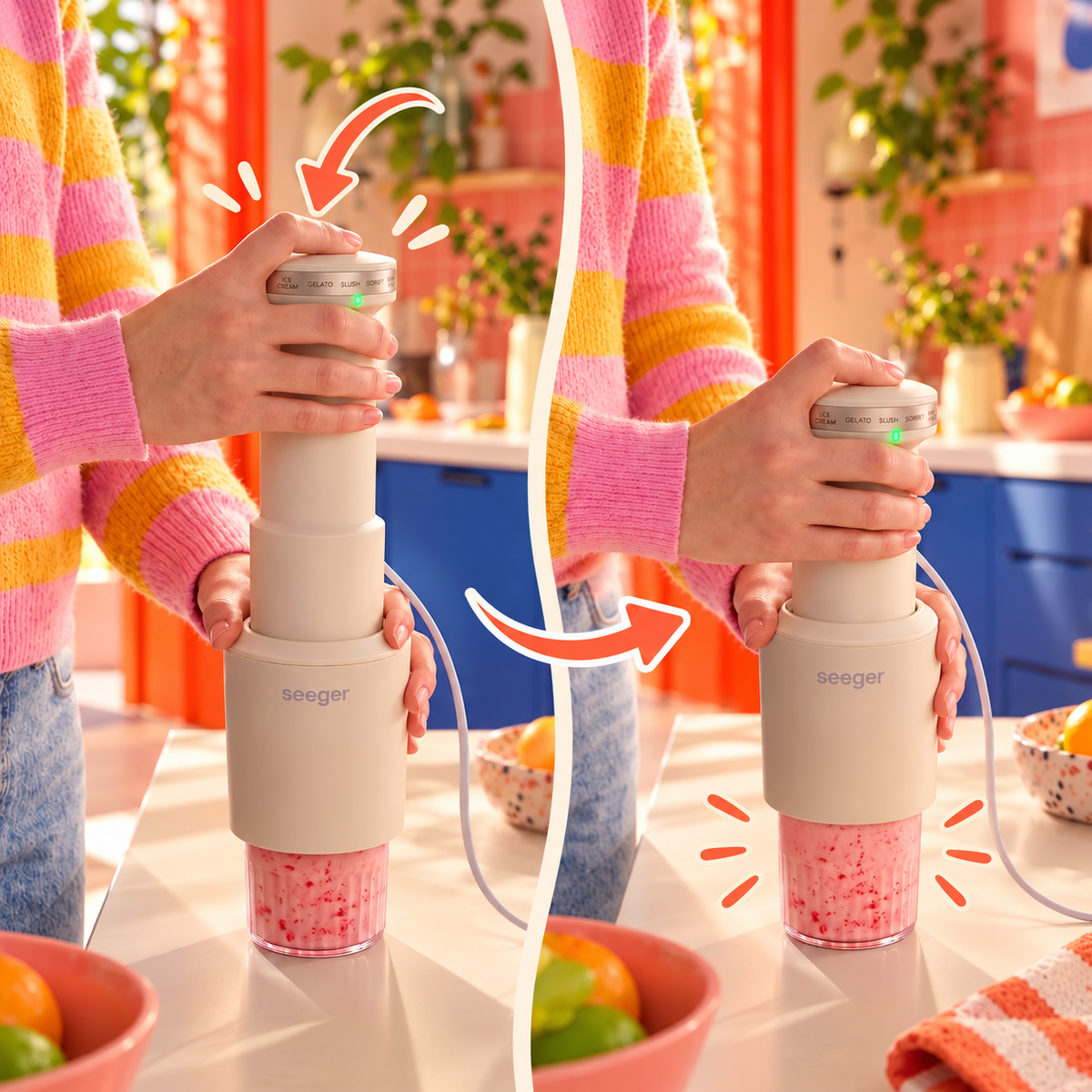 Seeger CompactCream | Handheld Ice Cream Maker