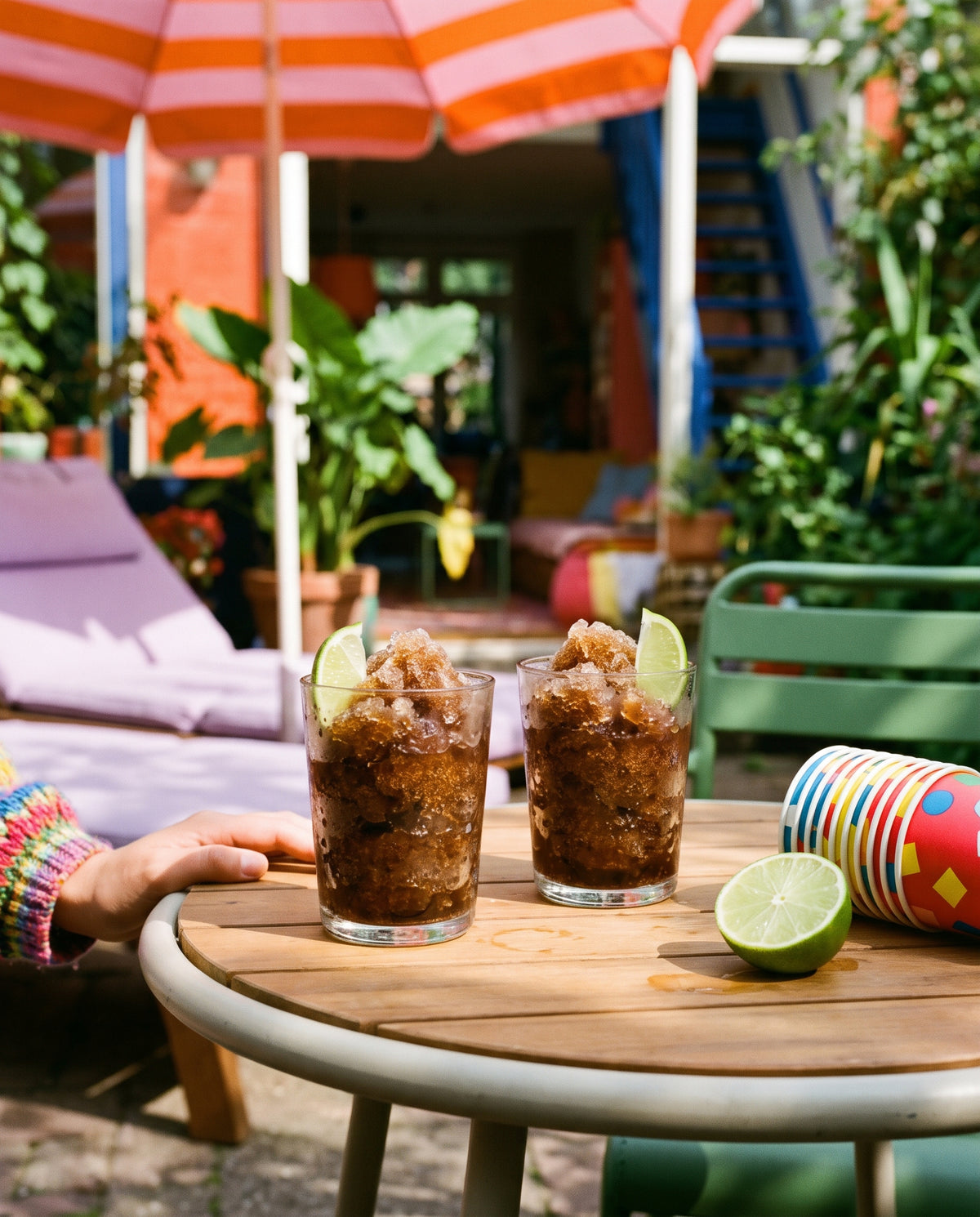Cola slush, recipe photo