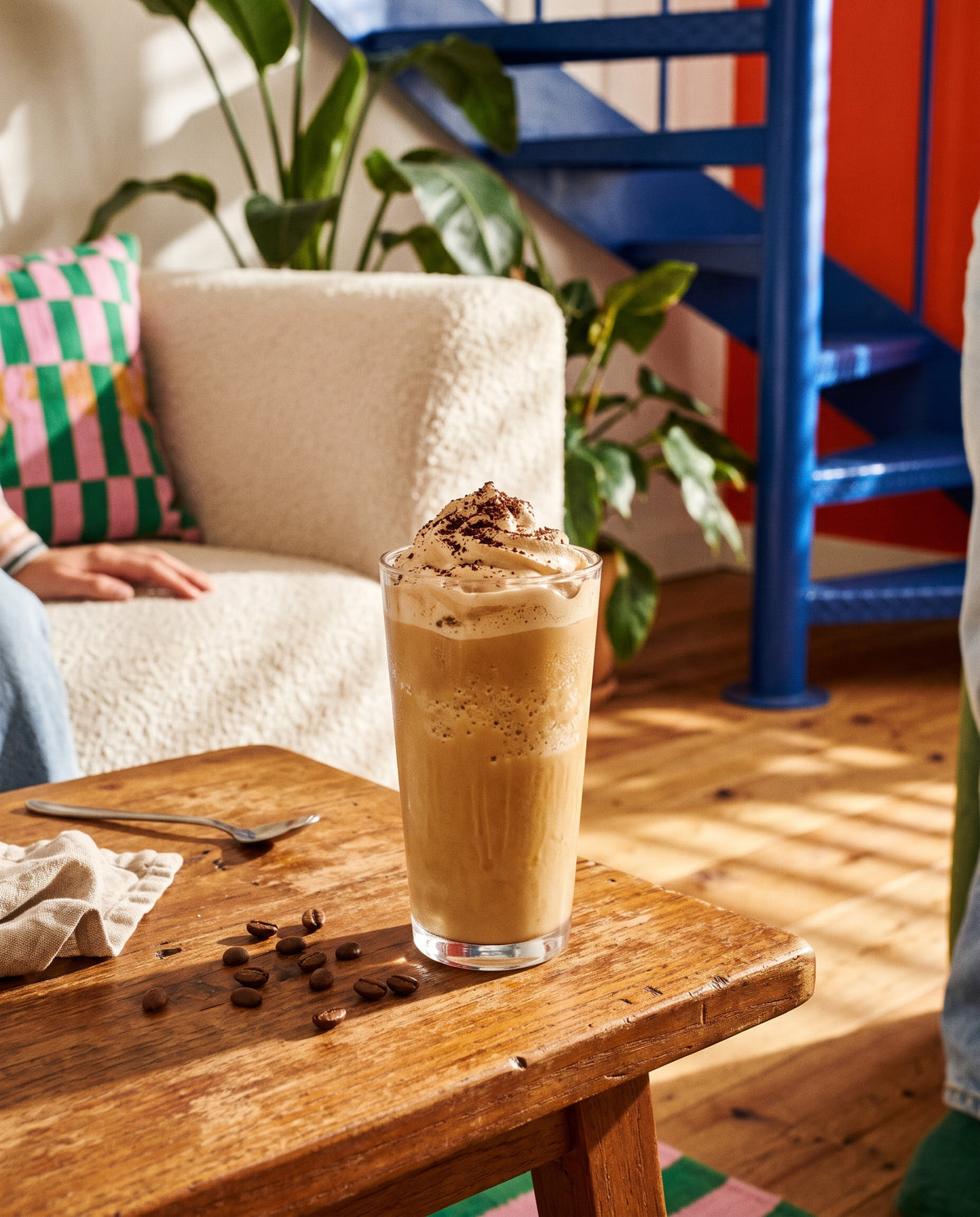 Frozen coffee, recipe photo