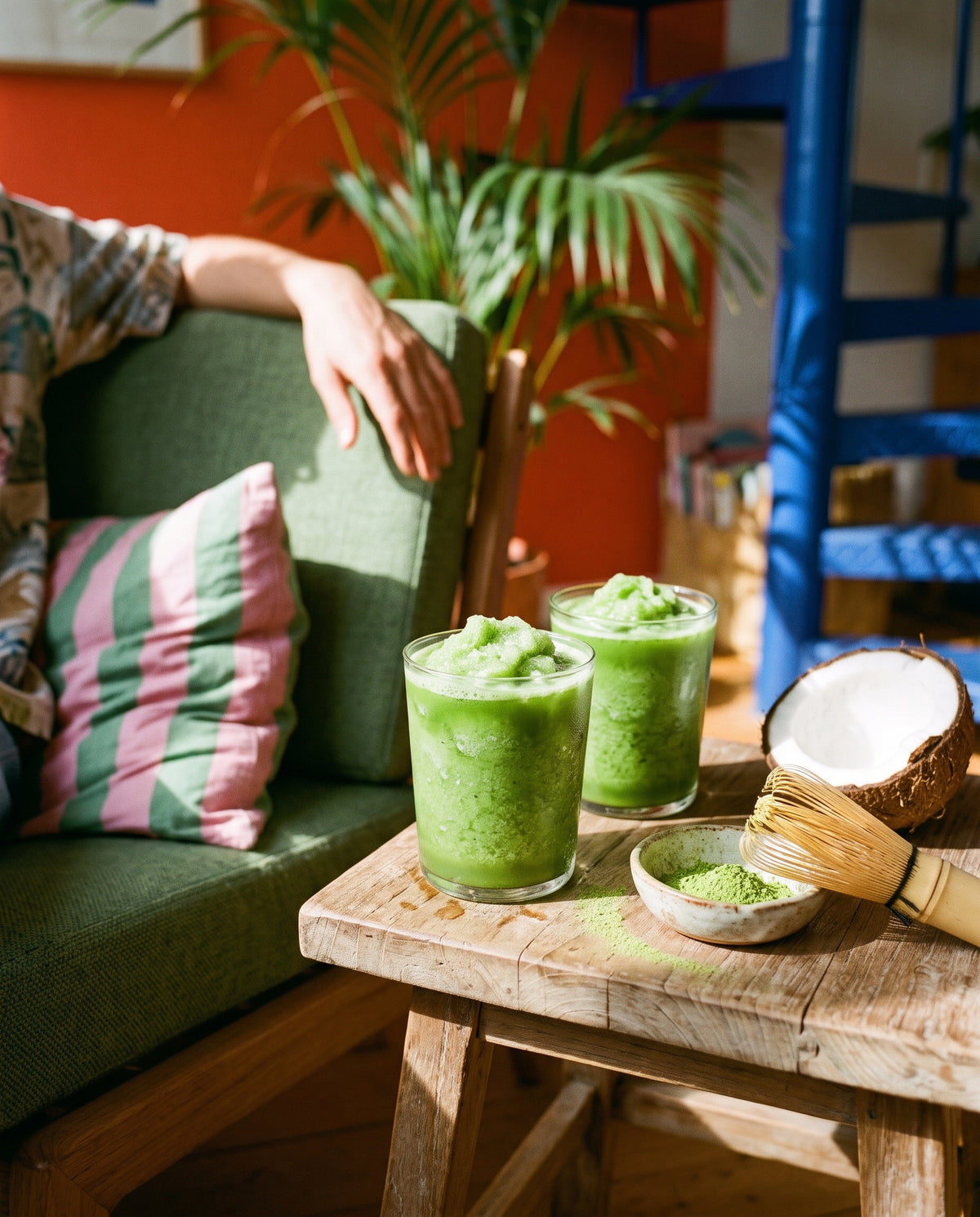 Cold brew matcha, recipe photo