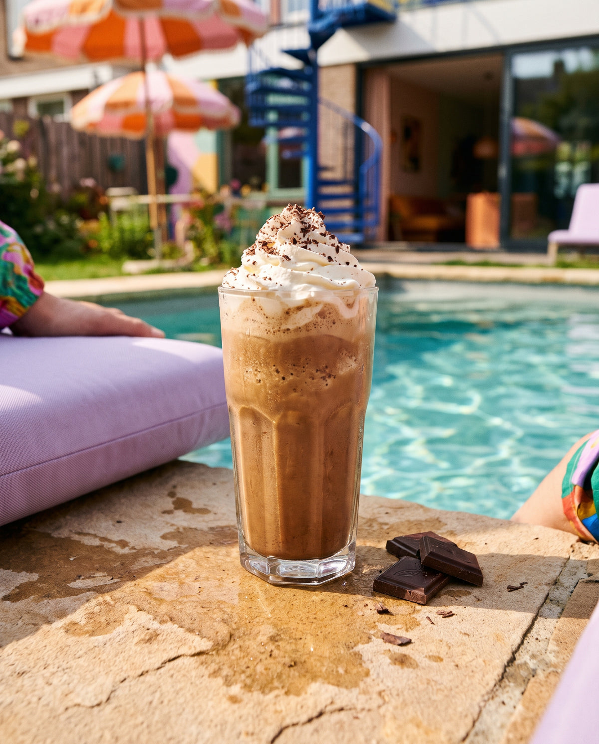 Mocha frappé, recipe photo