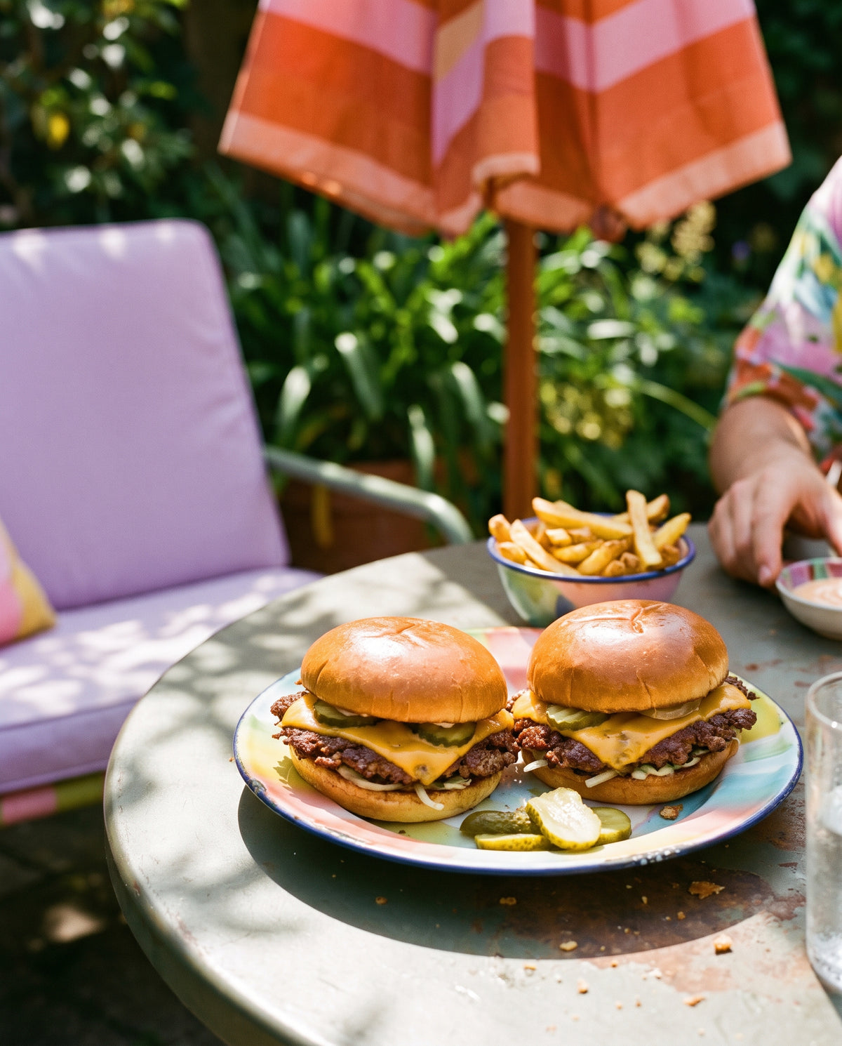 Smashburgers, recipe photo