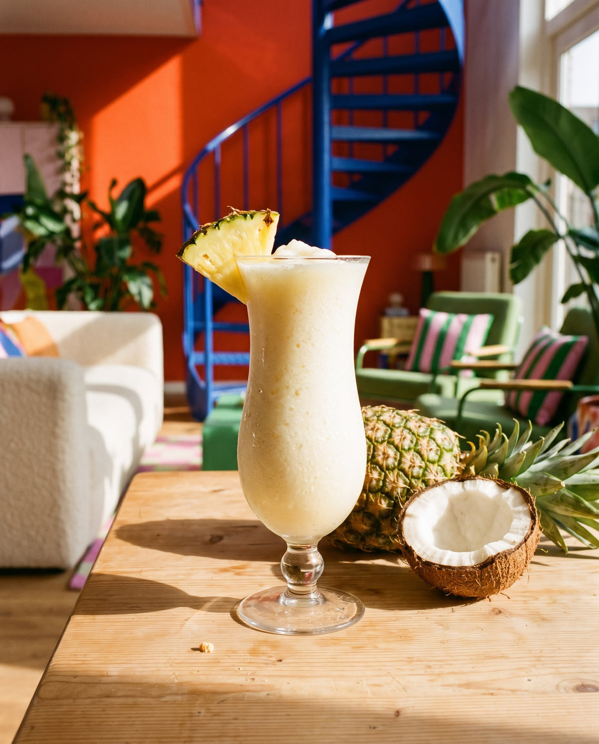 Virgin piña colada, recipe photo